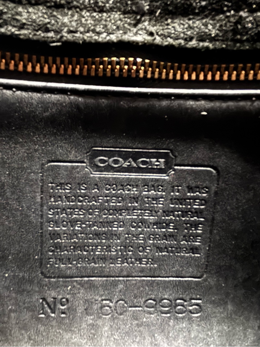 Vintage Coach Black Legacy Small Flap Crossbody J6C-9965 - Picture 9 of 13